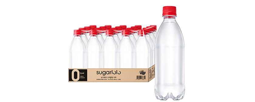 슈가로로 스파클링 사과 ECO 무라벨, 500ml 20개