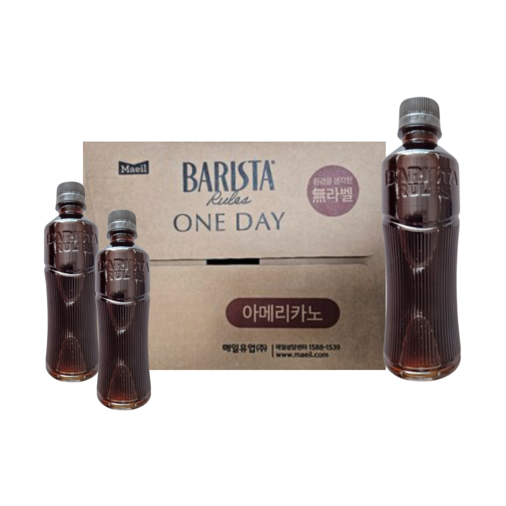 바리스타룰스 원데이 무라벨, 아메리카노, 350ml, 20개