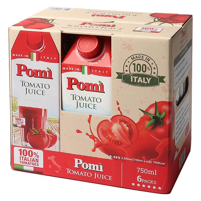 포미 착즙 토마토주스, 750ml, 6개