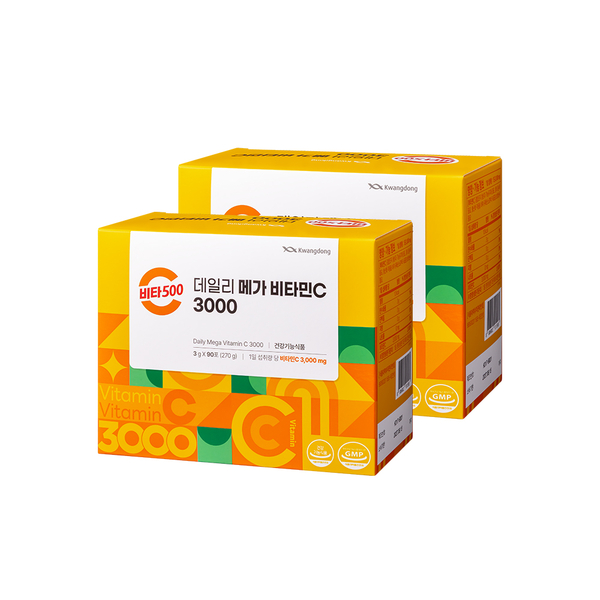 광동 비타500 메가비타민C 3000, 2박스, 90포 상세 이미지 2