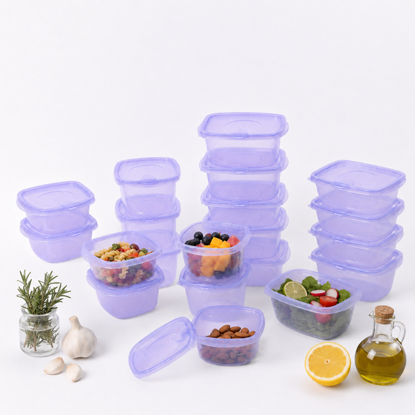 맥스앤맥스 전자레인지 냉동밥 보관 밀폐용기, 350/450/500/600ml, 20종세트, 1세트