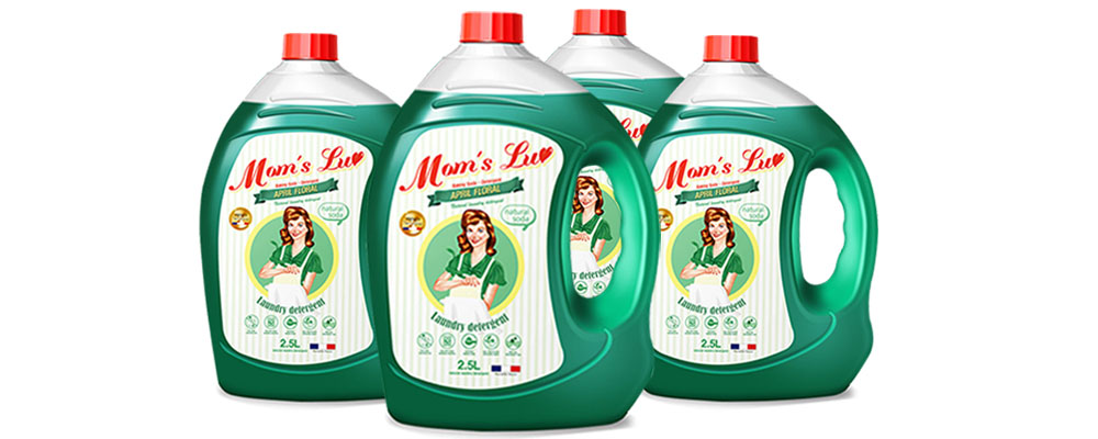 맘스럽 플로럴 액체세제, 2.5L, 5개