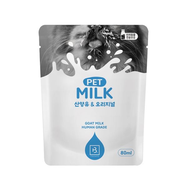 브리더랩 산양유 펫밀크, 우유, 80ml, 10개