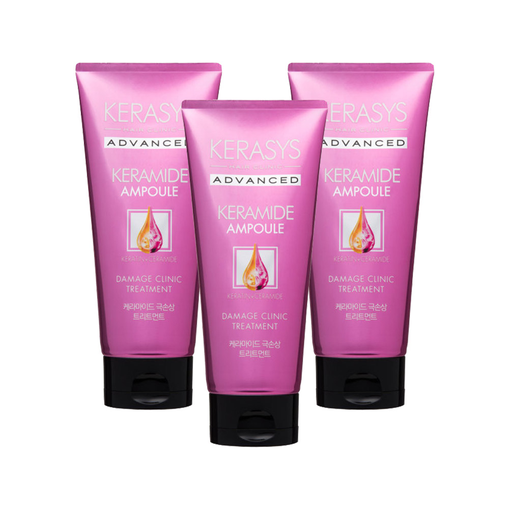 케라시스 케라마이드 극손상 클리닉 트리트먼트, 200ml, 3개