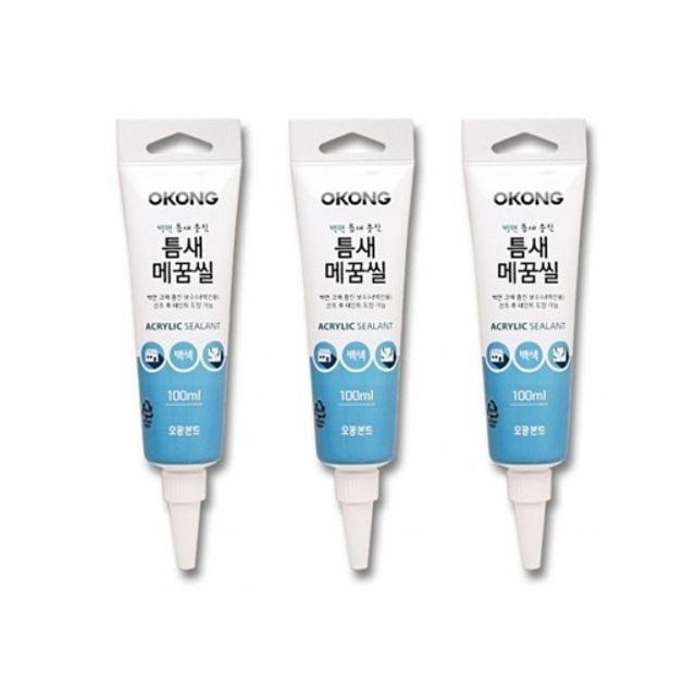 오공 화장실 보수제 타일 틈새 메꿈 실란트, 100ml, 1개
