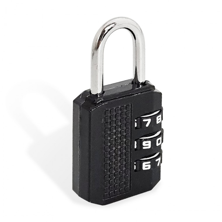 다이얼 번호자물쇠, 소, 블랙, 2502, 1개