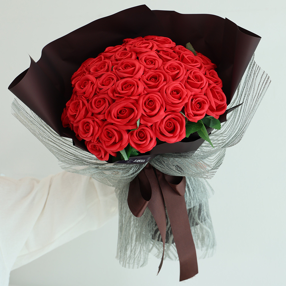 장미 50송이 꽃다발, 라임