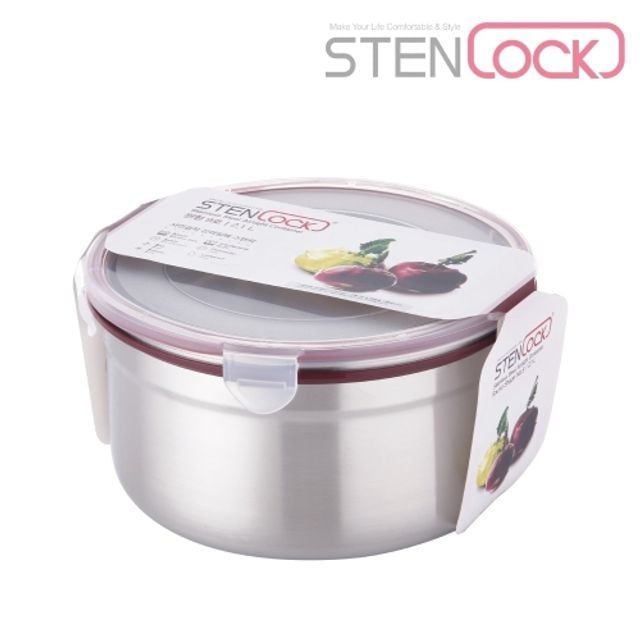 스텐락 원형 9호, 2100ml, 1개