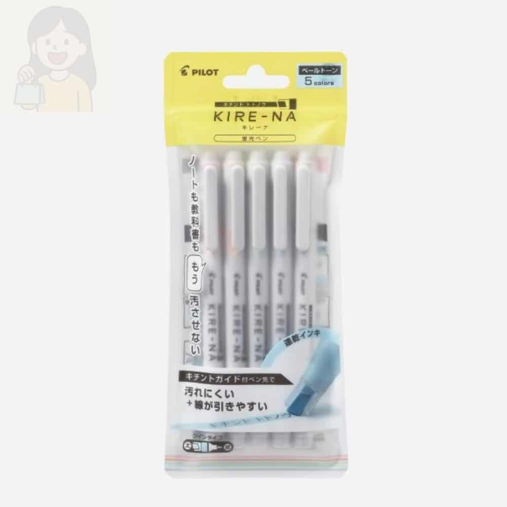 PILOT 키레나 형광펜, 페일, 1세트 상품 이미지