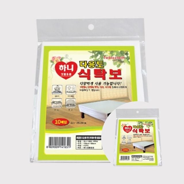 하니 일회용 식탁보, 10매