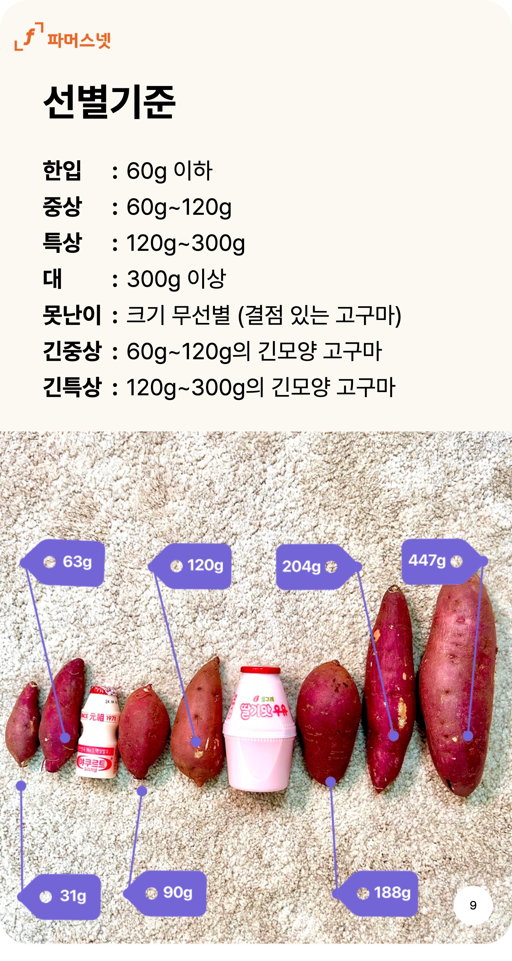 파머스넷 해남 꿀고구마, 한입, 5kg, 1박스