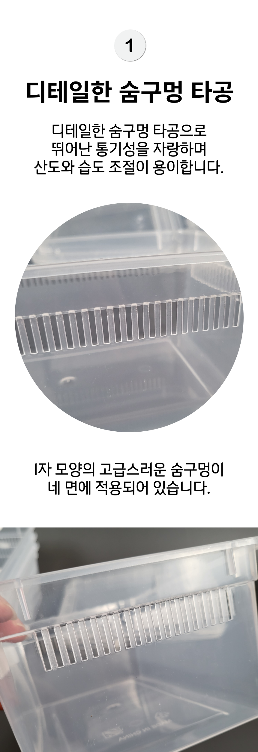 하루이오 파충류 크레스티드 게코 도마뱀 사육장 H9, 중형 상세 이미지 2