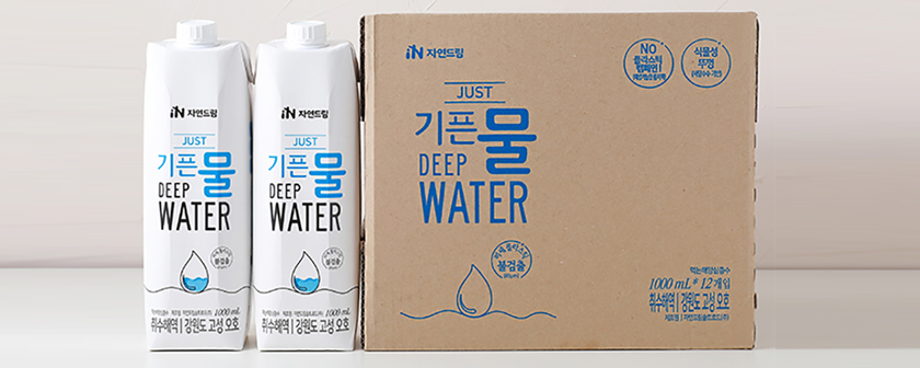 자연드림 JUST 기픈물, 1L, 12개