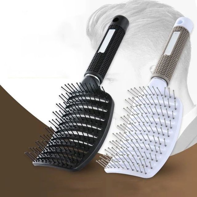 헤어 뿌리 볼륨 빗, KS9388-593, 화이트, 2개