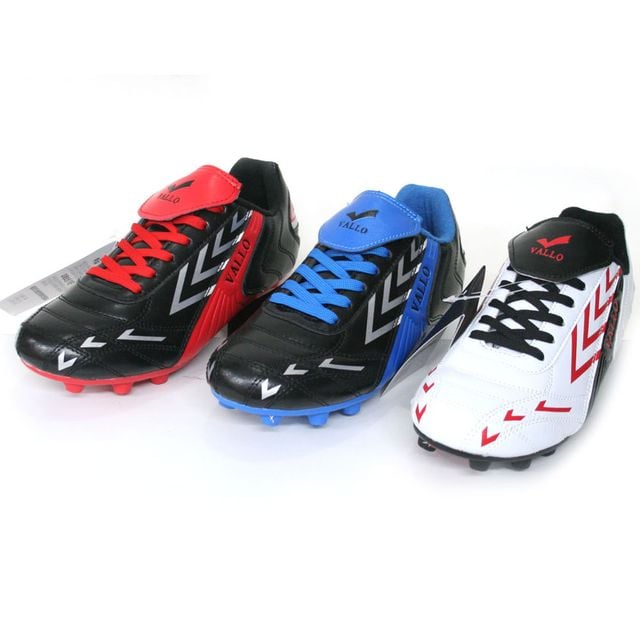 VALLO 초등학생 아동용 축구화 2301, 블랙레드, 230mm, 신발가방 , 1개
