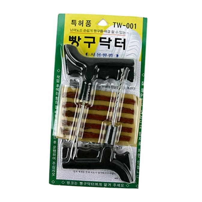 타이어 펑크 수리 키트 빵구닥터, TM-001, 1개