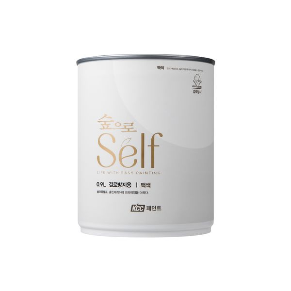 KCC 숲으로셀프 결로방지용 페인트, 미스티 화이트(WT1010), 900ml, 1개