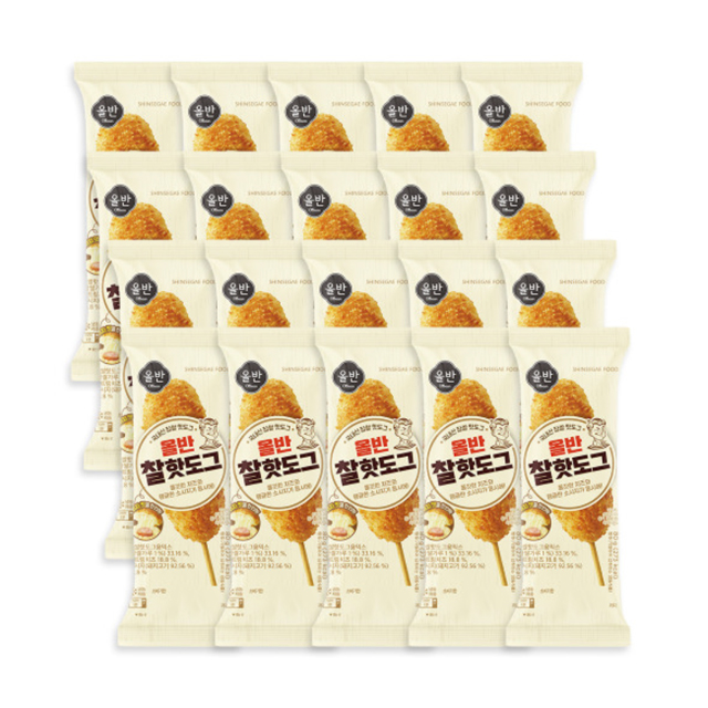 올반 찰핫도그, 80g, 30개