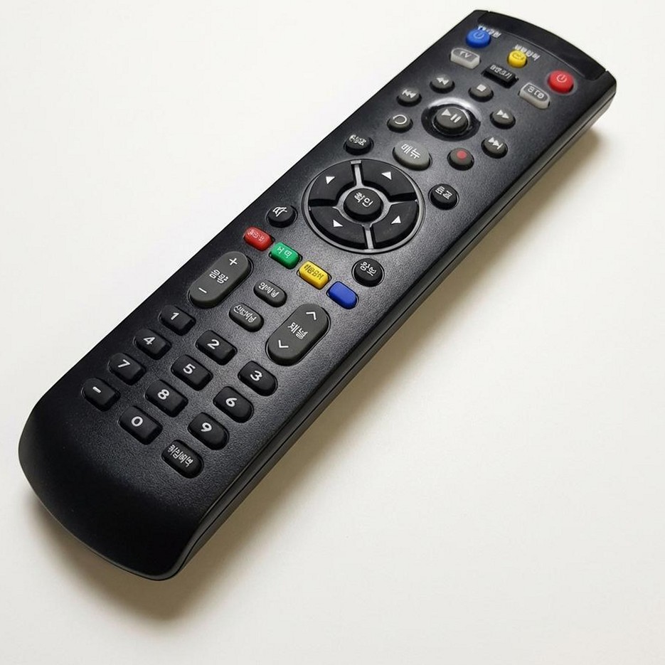 스마트 버튼식 다기능 TV 만능 셋톱박스 리모컨, 1개