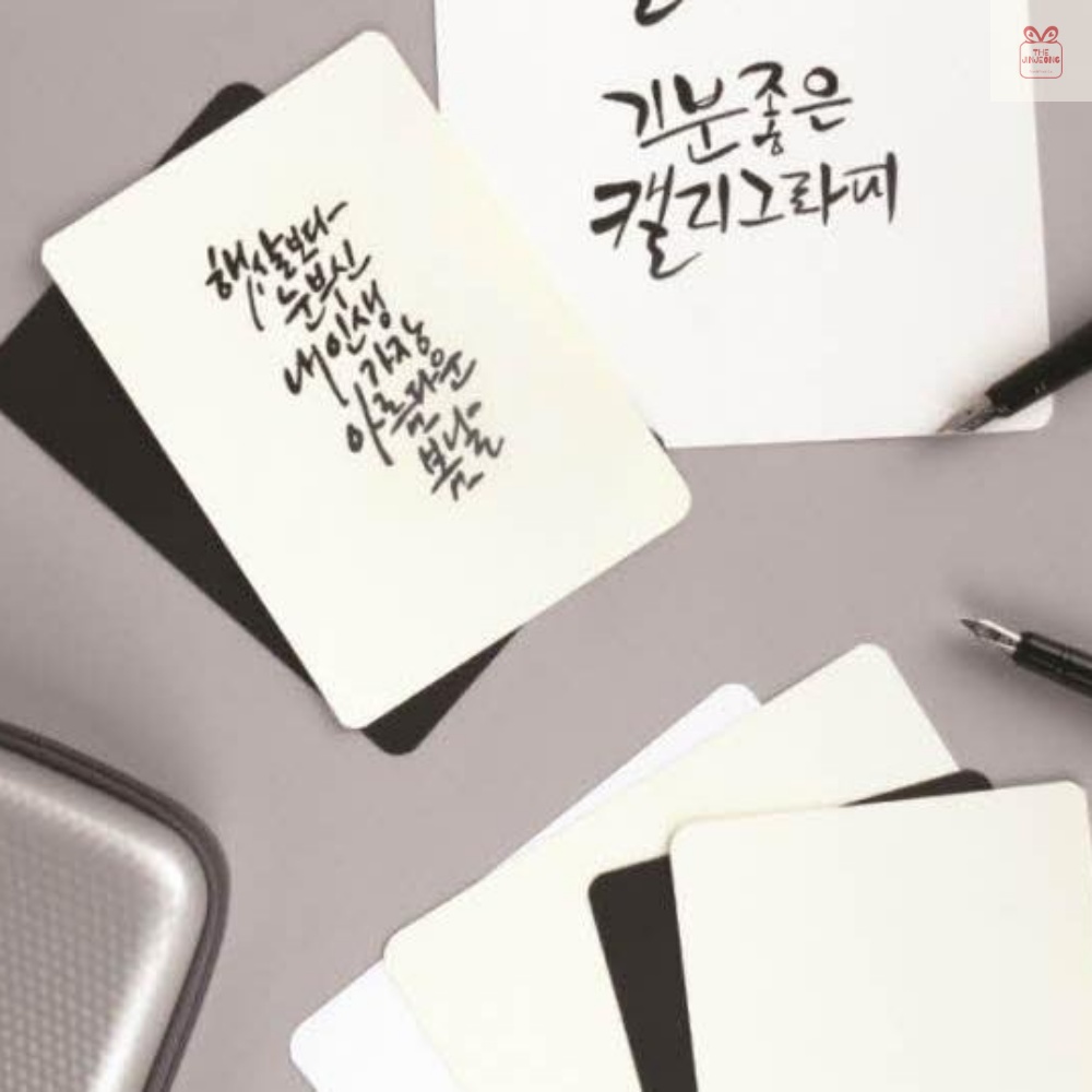 캘리그라피 용지 스노우화이트, A6, 50매, 1개