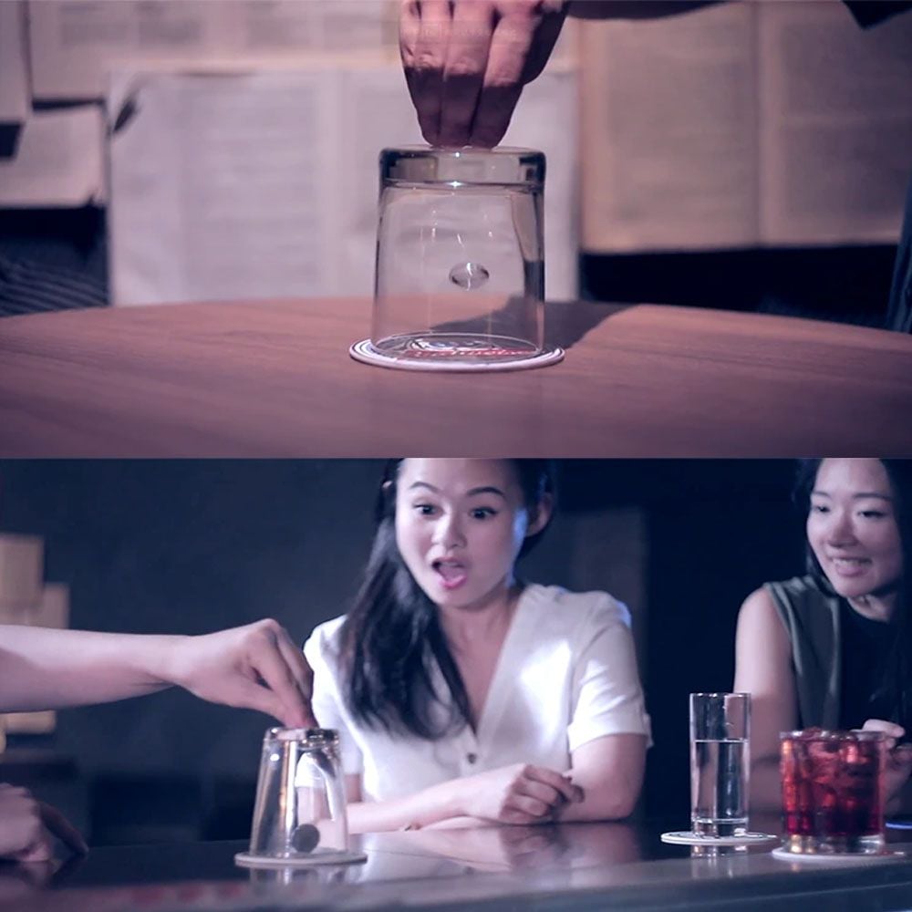 동전 팝업 마술 도구, 그린, 1개