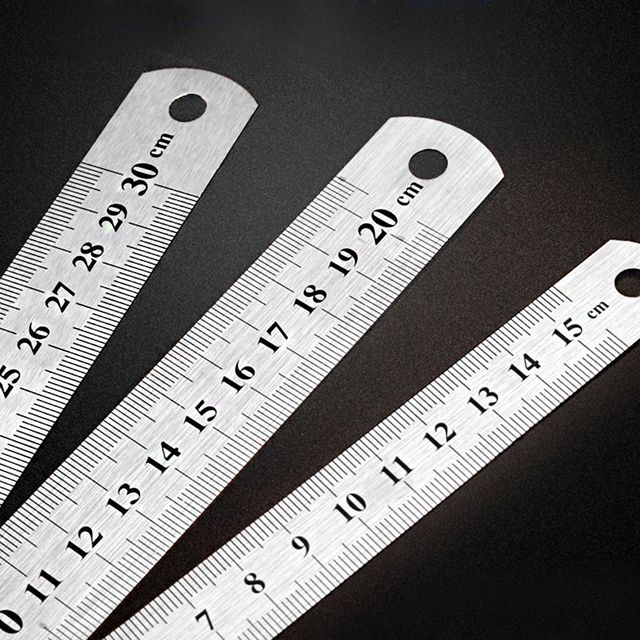 철자 스틸자, 15cm, 1개
