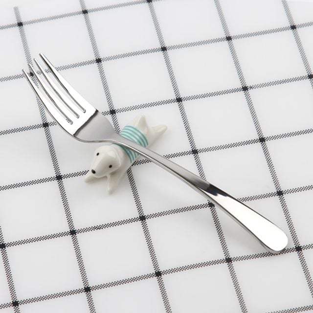 DMKOREA 스테인레스 슈라인 포크, 18.5cm, 1개
