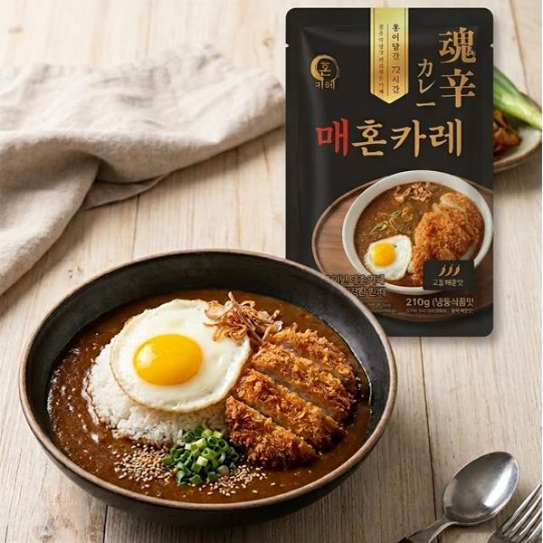 매혼카레 도쿄식 정통 매운 민찌카레, 210g, 3팩