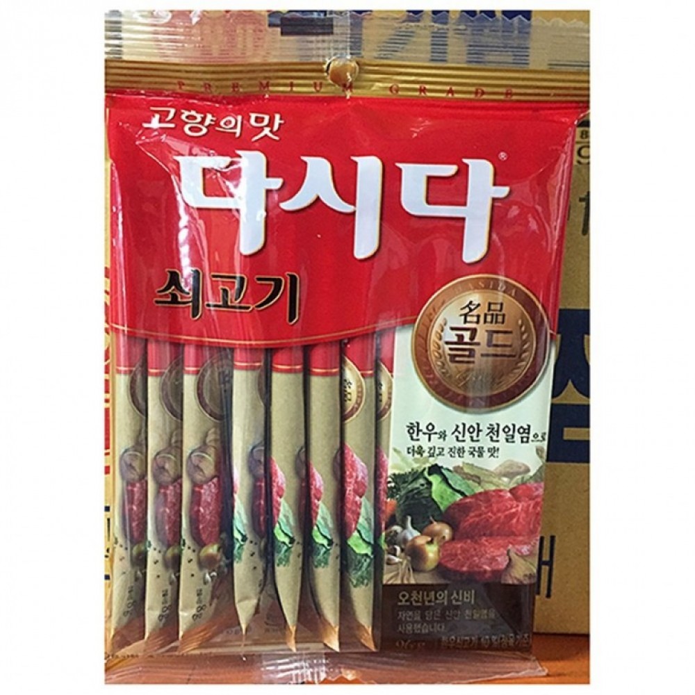 CJ제일제당 일회용다시다 골드, 8g, 12개