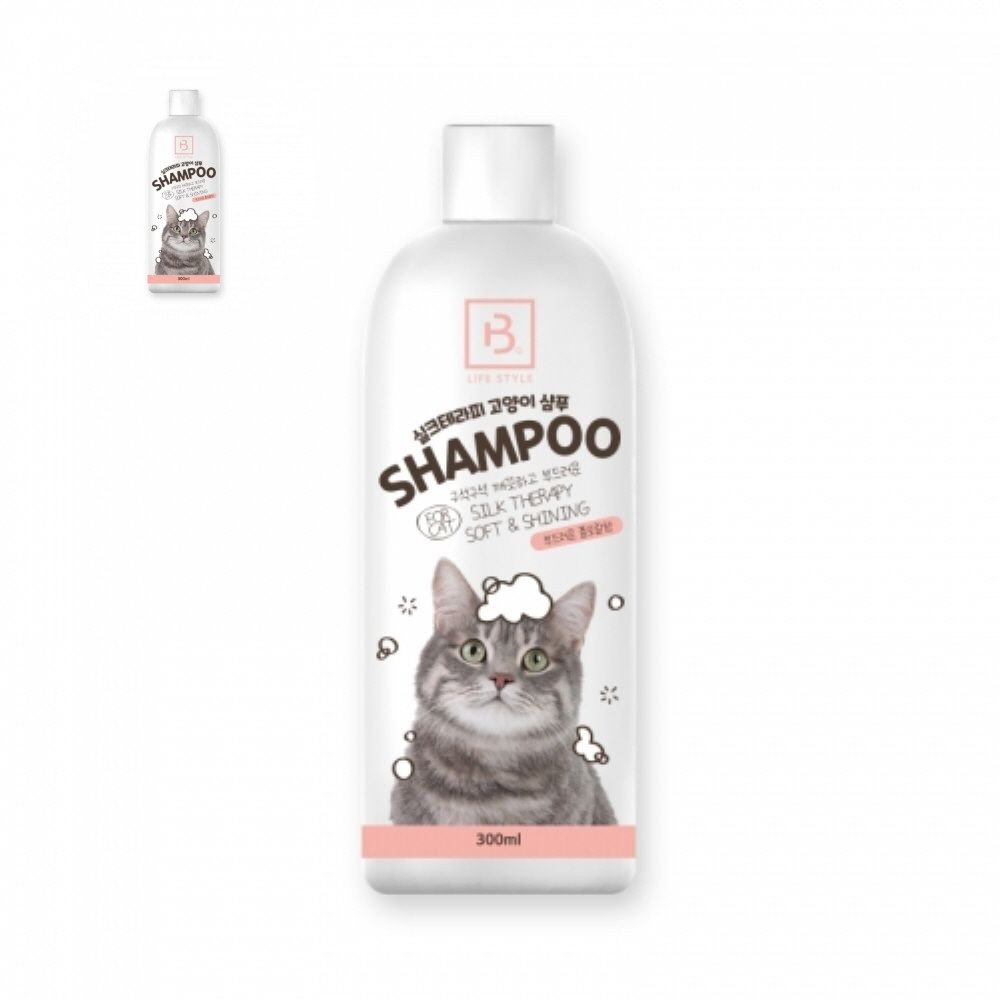브리더랩 실크테라피 고양이 샴푸, 300ml, 1개