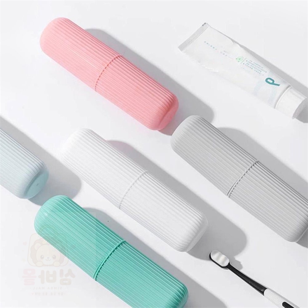 여행용 칫솔케이스 양치컵세트, 핑크, 1개