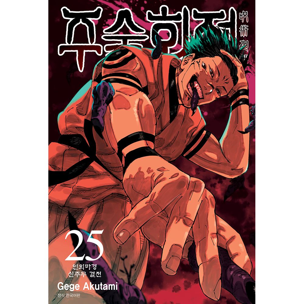 주술회전 25, 저자 아쿠타미 게게, 이정운 옮김, 출판사 서울미디어코믹스(서울문화사)