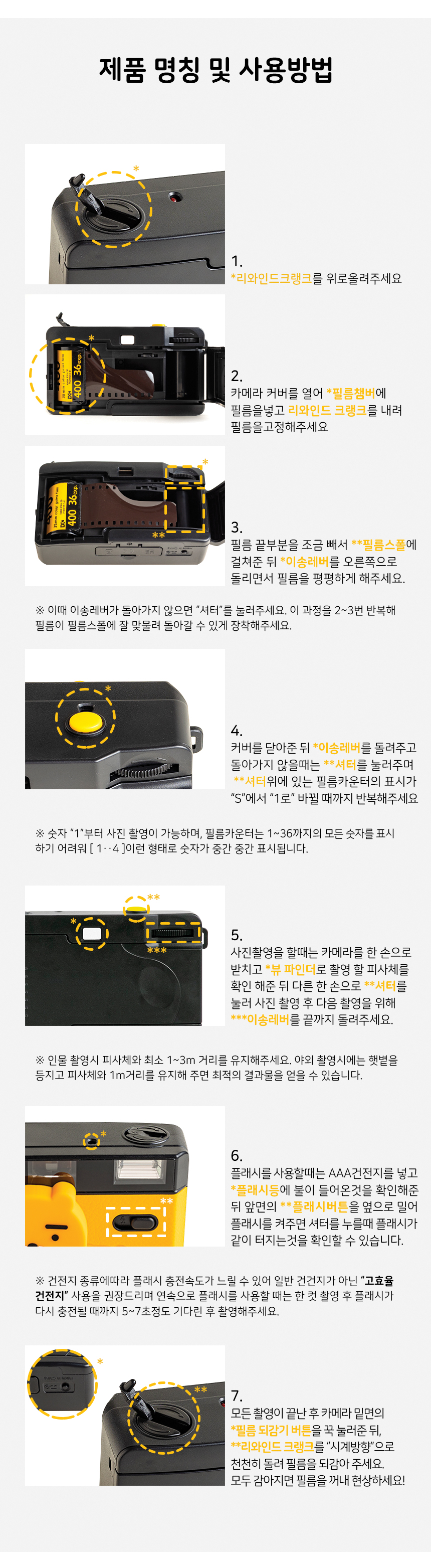 코렉스 카카오프렌즈 에디션 리유저블 필름카메라, 라이언, 1개 상세 이미지 3