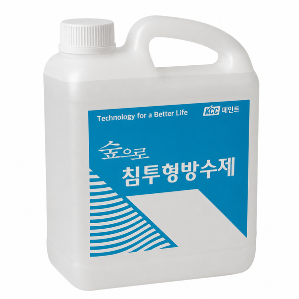 KCC 숲으로 침투형 방수제, 투명, 4L, 1개