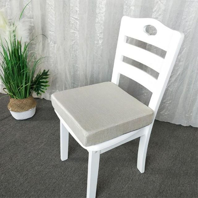 진쏘 키 끈 사각 방석 앉은 키 높여주는 두꺼운 어린이 유아, 라이트그레이, 40x40cm, 8cm