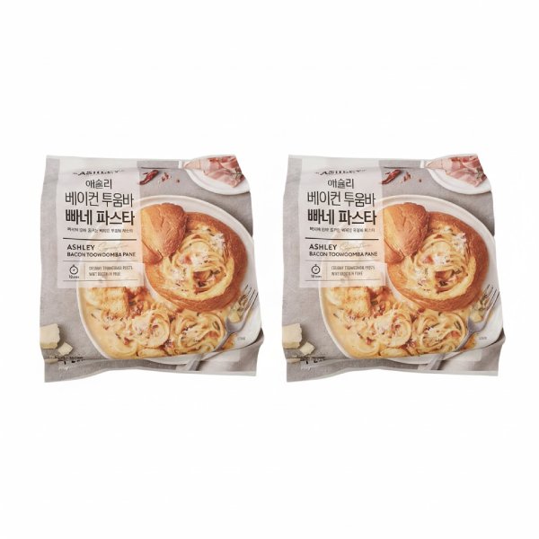 애슐리 베이컨 투움바 빠네파스타, 600g, 2개