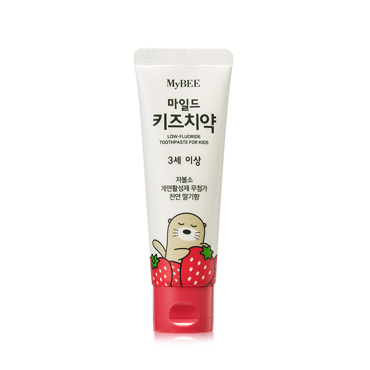 마이비 마일드 키즈치약, 딸기향, 100g, 3개