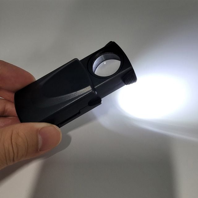 쉬미리 원터치 LED 확대경, X30배율, 1개