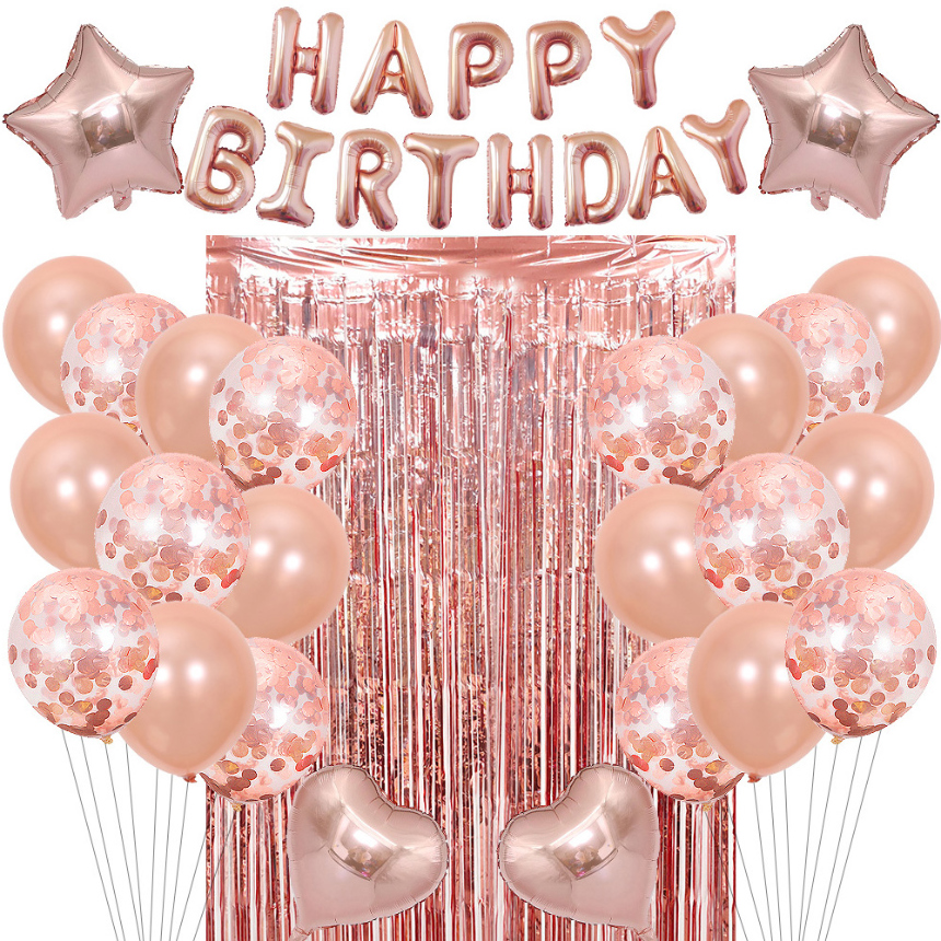 루움 생일풍선세트 5종 블루 생일파티용품세트, 기본, 1개 상세 이미지 3