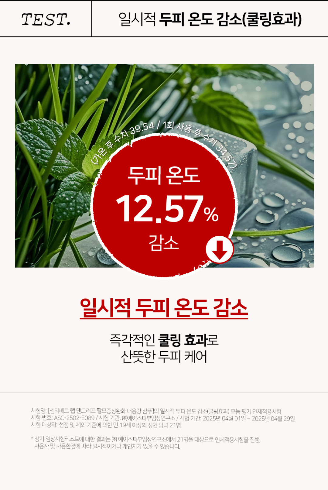 센티베르 탈모증상완화 비듬 샴푸, 약산성, 대용량, 두피 쿨링, 정수리냄새, 1000ml, 1+1+1 구성, 총 3개 상세 이미지 5