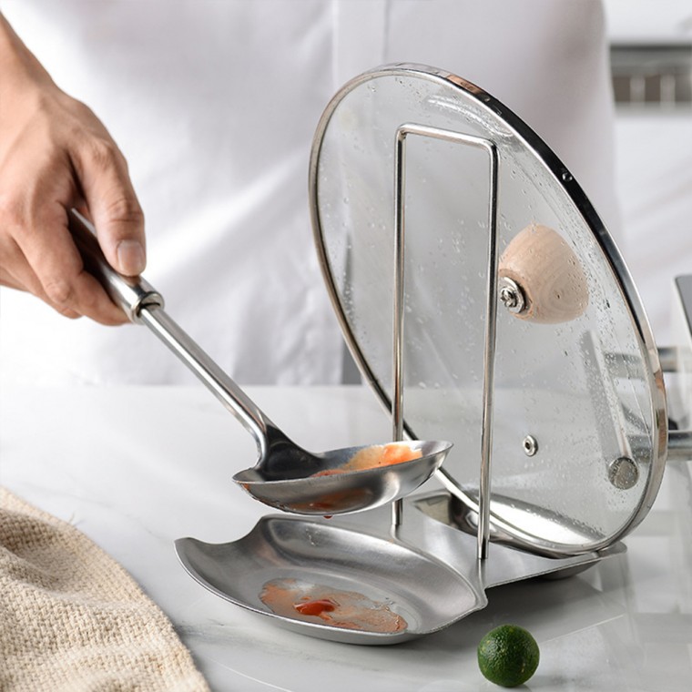 마칸 스텐 냄비뚜껑 거치대, 단품