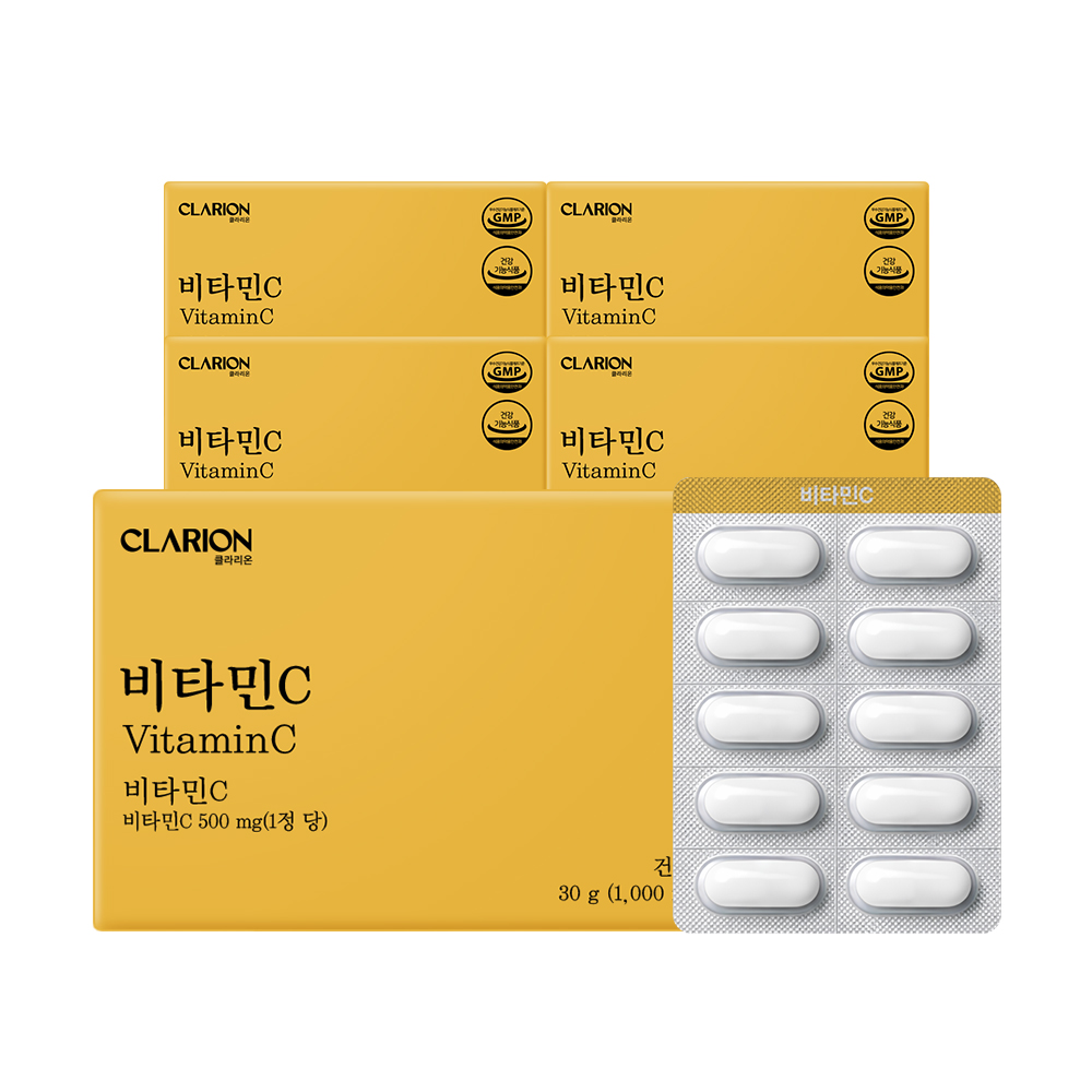 클라리온 비타민C, 500mg, 30정, 5개