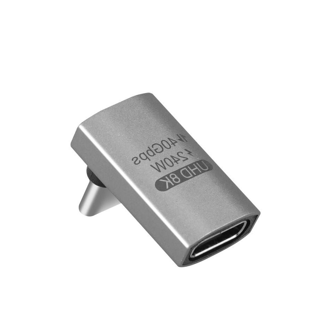 Coms USB4.0 Type C to C 꺾임 젠더, 40Gbps, 8K지원, 1개