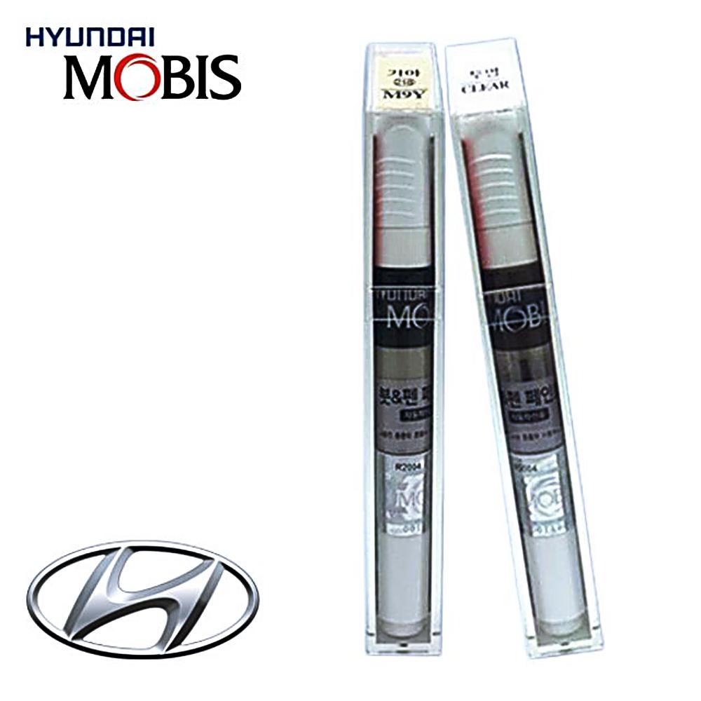 현대모비스 제네시스 G80 PH3 순정 붓 & 펜 카페인트, 투명페인트, 1개