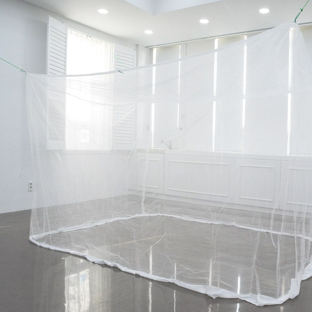 솔표 화이트 사각모기장, 별대, 180x300x210cm