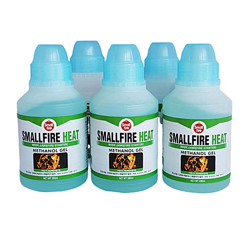 프리미엄 착화제, 파이어스타터, 젤알콜, 330ml, 5병