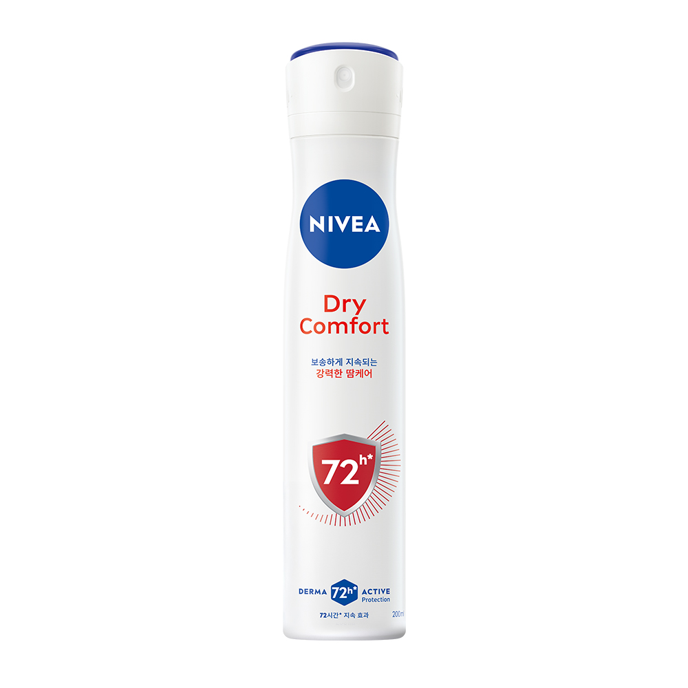 니베아 데오드란트 스프레이 드라이콤포트, 200ml, 1개