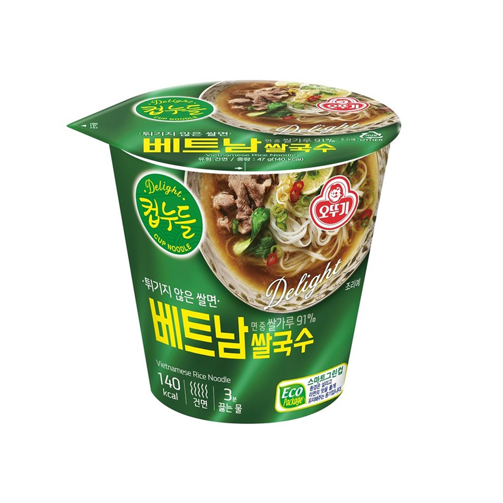 오뚜기 컵누들 베트남 쌀국수, 47g, 15개