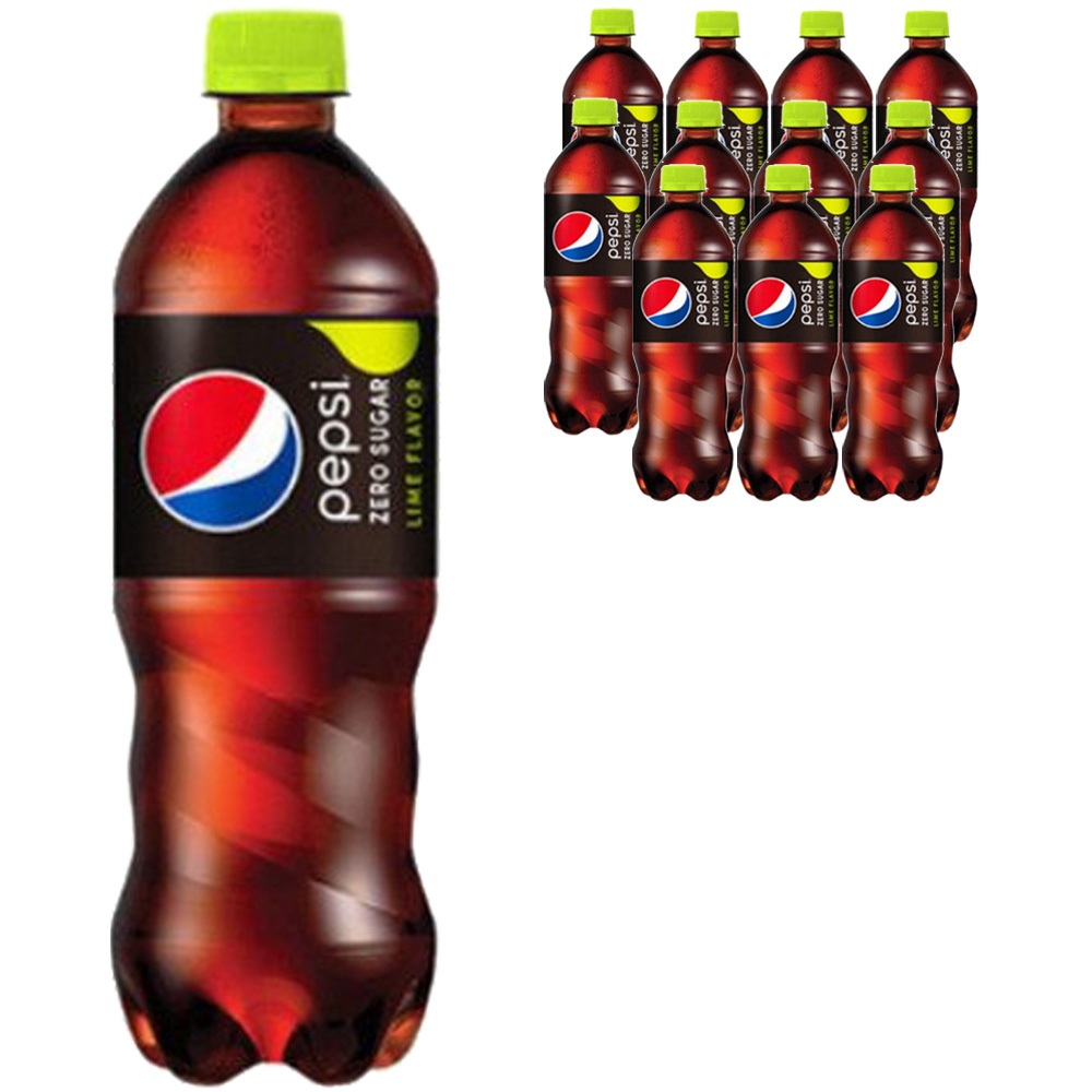 [토스쇼핑] 펩시콜라 제로 슈거 업소용, 라임향, 1.25L, 12개