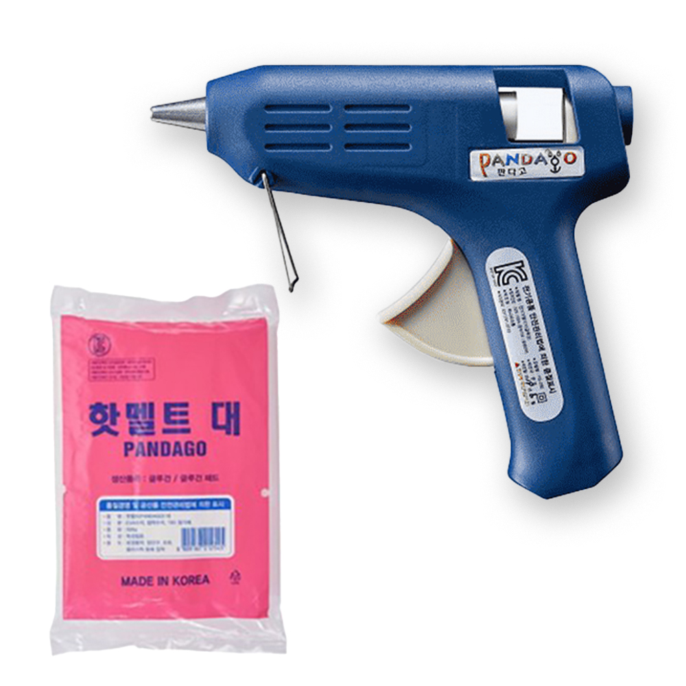 판다고 글루건 DBO-60, 60W, 핫멜트 대 500g 세트, 1세트
